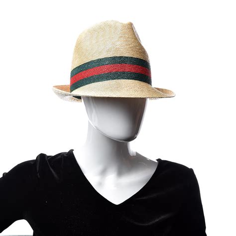 fake gucci fedora|gucci fedora hat sale.